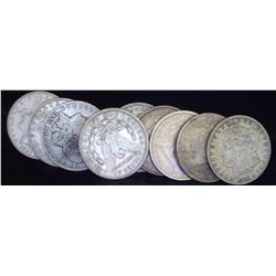 LOT OF 20 MORGAN SILVER DOLLARS 1878-1921