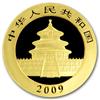 Image 1 : 2009 1 oz Gold Chinese Pandas - (Sealed)