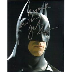 Christian Bale autographed photo