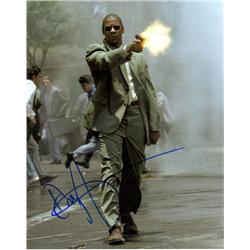 Denzel Washington autographed photo