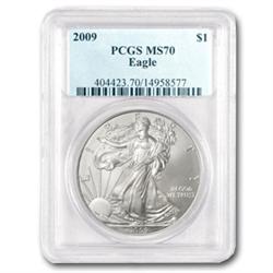 2009 Silver Eagle - MS-70 PCGS