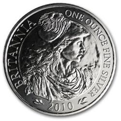 2010 Silver Britannia - 1 oz Coins