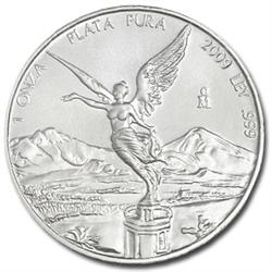 2009 1oz Silver Mexican Libertad - (Brilliant Uncirculated)