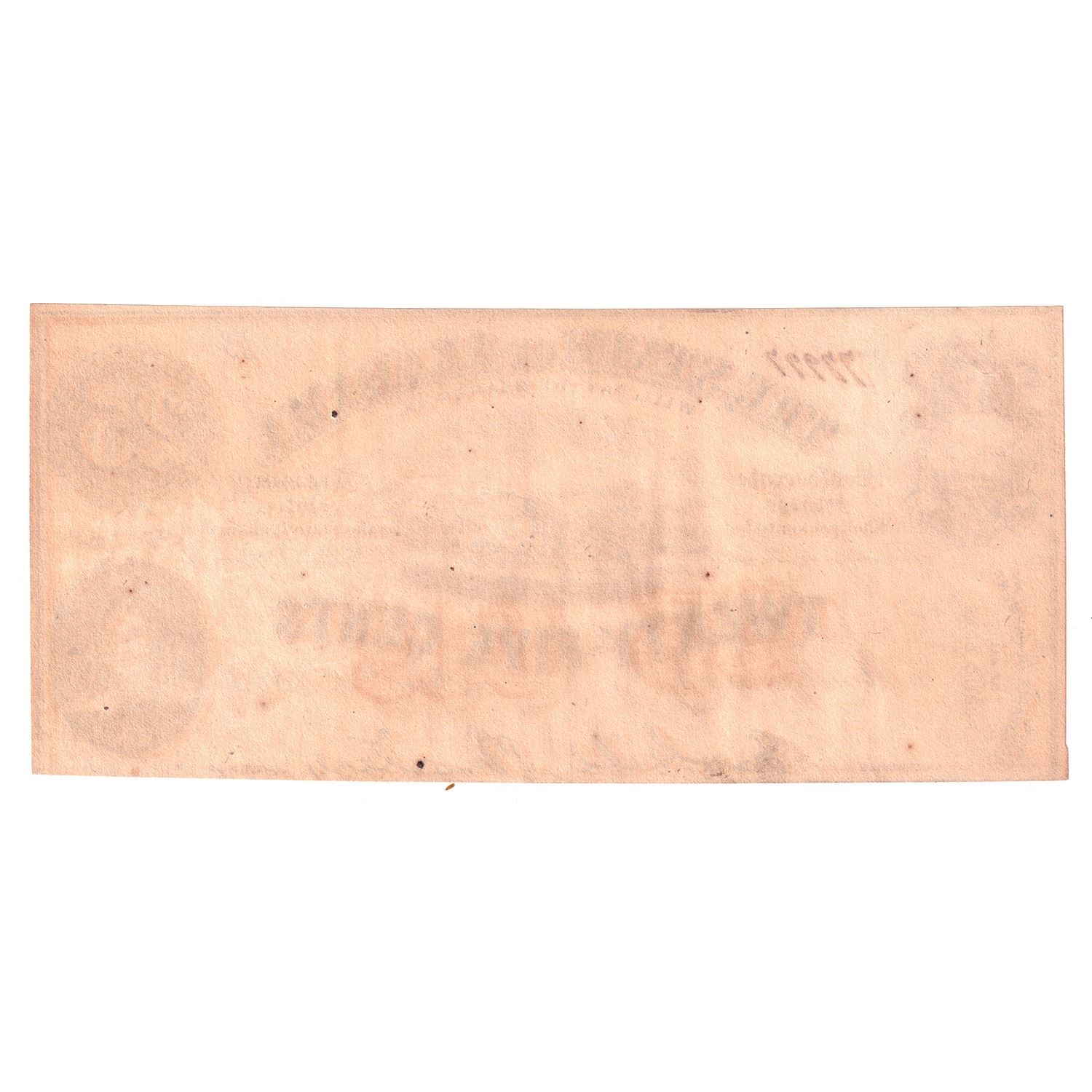 Alabama 25-cents 1863 Confederate treasury note