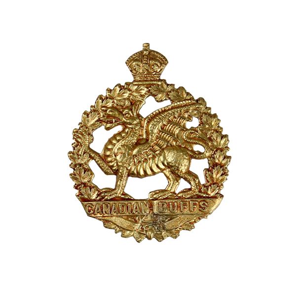 Canada c.1917 Unofficial, 198th Infantry Battalion "Canadian Buffs"  Military Cap Badge