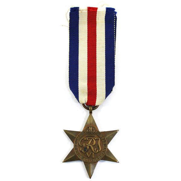 WWII The France and Germany Star Medal with Ribbon