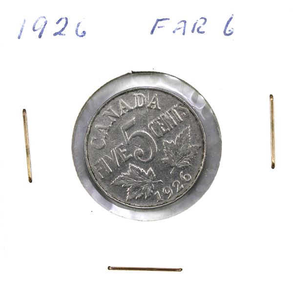 5-cent 1926 Far 6 Very Good (Scratches)
