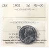 Image 1 : 5-cent 1931 ICCS MS60