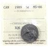 Image 1 : 5-cent 1989 ICCS MS66