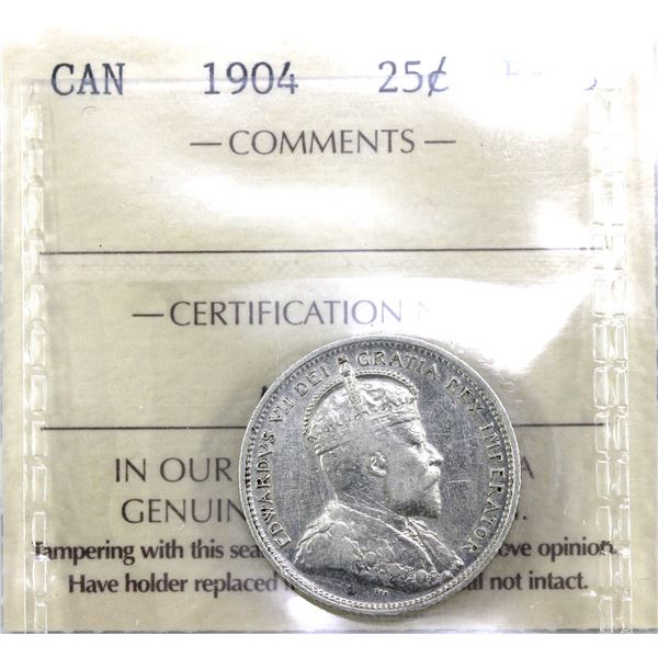 25-cent 1904 ICCS F15
