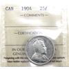 Image 1 : 25-cent 1904 ICCS F15