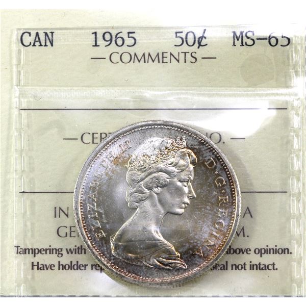50-cent 1965 ICCS MS65