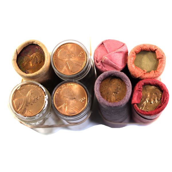 *USA 19591982 Penny Rolls Rolls of 50pcs. Coins Appear Uncirculated