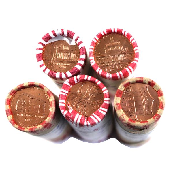 *USA 20092010 Penny Rolls Rolls of 50pcs. Coins Appear Uncirculated
