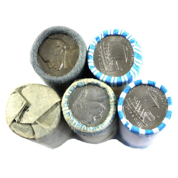 *USA 1960-2004 Nickel Rolls of 40pcs. Coins Appear Uncirculated. Sold As-Is. 5 Rolls.