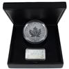 Image 1 : 1998 $50 10th Anniversary SML Fine Silver w/ Sterling Silver Plaque of Authenticity (Tax Exempt)