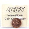 Image 2 : 1-cent 1963 Hanging 3 ICCS MS65 Red. Attractive Lustre and Bright Flame-Red Colouration