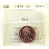 Image 1 : 1-cent 1978 PCCS (Professional Coin Certification System) MS66 Red