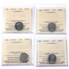 Image 1 : 2001P, 2002P, 2005P & 2006P Canada 10-cent ICCS MS66. 4pcs