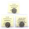 Image 2 : 2019, 2020 Canada 25-cent  ICCS Certified MS-66 & 2021 25-cent  ICCS MS-65. 3pcs