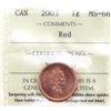 Image 1 : 1-cent 2003 Old Effigy ICCS Certified MS66, Red