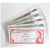 Image 1 : 5x 1965-1974 World Banknotes in Fine to EF Condition. Mixed Denomination. 5pcs.
