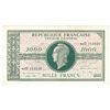 Image 1 : France-Tresor Central 1000 Francs SN: 48D 154046