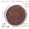 Image 1 : PC-2B 1842 Province of Canada Bank of Montreal One Penny Bank Token
