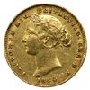 Image 2 : Australia Gold 1864 Sovereign Queen Victoria Extra Fine (nicks)