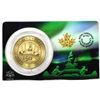 Image 1 : 2017 $150 1oz Pure Gold 150th Anniversary Voyageur Edition in Commemorative Card. (Tax exempt)
