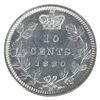 Image 2 : 10-cent 1880H Obverse 1 ICCS MS63. Lustrous bright coin.