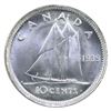 Image 2 : 10-cent 1939 ICCS MS65. Lustrous blast white coin.