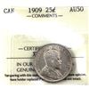 Image 1 : 25-cent 1909 ICCS AU50