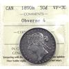 Image 1 : 50-cent 1890H Obverse 4 ICCS VF30
