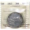 Image 1 : 50-cent 1913 ICCS VF30