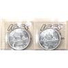 Image 2 : Silver $1 1935 & 1936 ICCS MS64. 2pcs