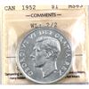 Image 1 : Silver $1 1952 WL 2/2 Variety ICCS MS63