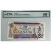 Image 1 : BC-49aA 1971 *DA $10 PMG GEM UNC66 EPQ Beattie-Rasminsky Replacement S/N: *DA2674566