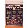 Image 2 : Play N’ Trade Promotional Poster in Display Frame (22x28)