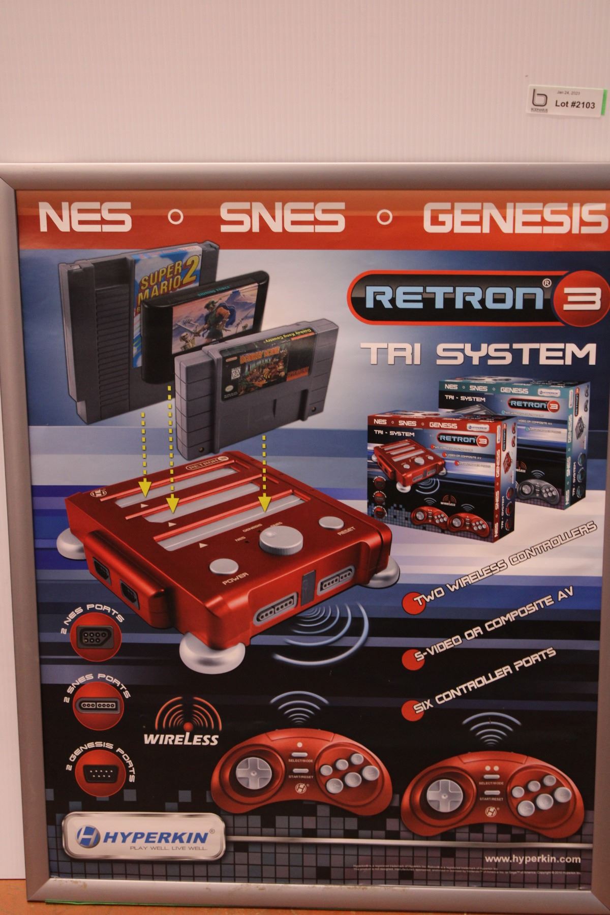 NES, SNES & Genesis Retron 3 Tri System Promotional Poster in Display ...