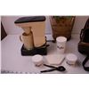 Image 5 : Melitta Personal Coffee Pot w/ Travel Bag and Accessories + Basket and Flowers