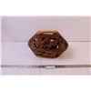 Carved Wood Container w/ Lid