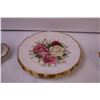 Image 5 : Queen Anne “Lady Sylvia” 3-Cups w/ Saucers, Salt & Pepper Shakers, Cream Sugar, 2-Serving Plates and