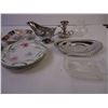 Image 3 : Plates,Gravy Boat,Candle Holder,Misc. Items