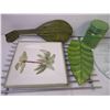 Image 2 : (2) Sets Napkin Rings, Serving Trays,Ornamental Mandolin