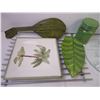 Image 2 : (2) Sets Napkin Rings, Serving Trays,Ornamental Mandolin