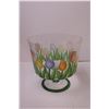 Image 2 : Flower Painted Trifle Bowl + Decorative Bowl and a Teapot