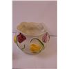 Image 4 : Flower Painted Trifle Bowl + Decorative Bowl and a Teapot