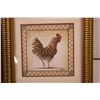Image 3 : (2) Framed Chicken Art Pictures By James Wiens
