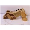 Image 3 : Wooden Toy Dog + (3) Bags of Wooden Gag Items